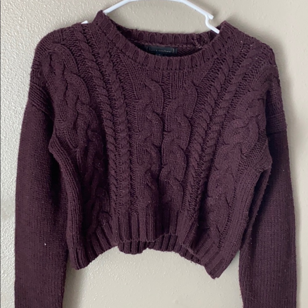 Cropped sweater